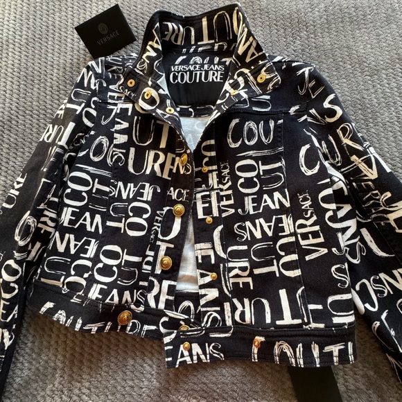Versace Jackets & Blazers - New Versace Medusa Denim Jacket